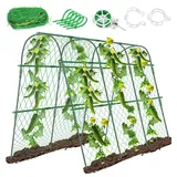 jackfru Gurke Rankhilfe, Rankgitter für Kletterpflanzen Rankhilfe, Tomaten Rankhilfe, Pflanzenstütze für Blumen Nutzpflanzen,