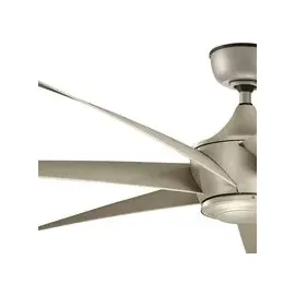 Elstead Lighting Lehr 203 cm Deckenventilator Silber