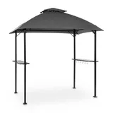 Blumfeldt Steakhouse al Sur Pavillon 244x260x152cm 160 g flammhemmend Stahl grau - Blumfeldt