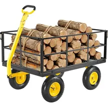 Vevor Bollerwagen 116,8x76x43 cm gelb