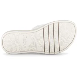 Gabor Pantolette GABOR "Pantolette", Damen, Gr. 38, creme, Schuhe Pantolette