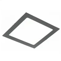 Aigostar 18W Eckige LED Einbauleuchte slim Panele in schwarz|224