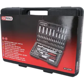 KS Tools 1/4+1/2 Steckschlüssel-Satz 108-tlg.