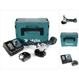 Makita DGA 517 RM1J Akku Winkelschleifer 18 V 125 mm Brushless + 1x Akku 4,0 Ah + Ladegerät + Makpac