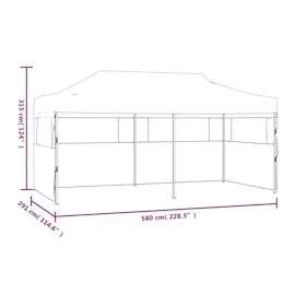 vidaXL Partyzelt 3 x 6 m blau