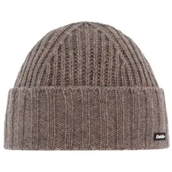 Eisbär Mütze (Beanie) Basso - Rippstruktur - taupebraun