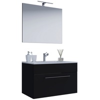 VCM my bath Badmöbel-Set Badinos 914812 schwarz 80,0 x