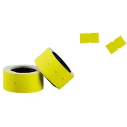 ratiotec Etiketten 21x12 gelb fluoreszierend, gerade
