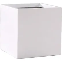 Vivanno Pflanzkübel Block 50 x 50 x 50 cm weiß
