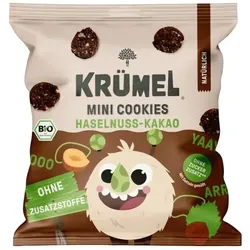 Krümel Mini Monster Cookies - Haselnuss Kakao bio