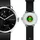 Withings ScanWatch 2 38 mm schwarz/silber, Sport Fluorelastomer-Armband schwarz/silber