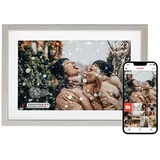 Rollei Smarter Bilderrahmen, WiFi 108 Digitaler 25,53 cm, 1280 x 800 Pixel, Wooden White