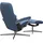 Stressless Relaxsessel STRESSLESS "Consul", blau (lazuli blau), B:78cm H:97cm T:70cm, Sessel, Relaxsessel, mit Cross Base, Größe S, M & L, Holzakzent Braun