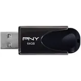 PNY Attaché 4 64 GB schwarz