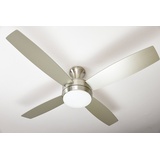 Aire Ryder Saturn 132 cm Deckenventilator silber/pinie mit Licht inkl. Fernbedienung