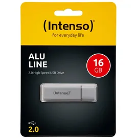 Intenso Alu Line 16 GB silber USB 2.0
