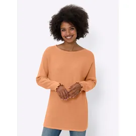 Heine Rundhalspullover in apricot | Gr.: 40,