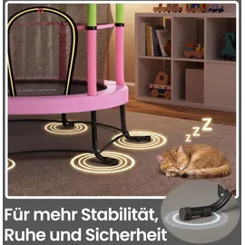 Songmics Trampolin 174 cm Rosa