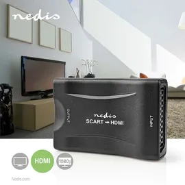 Nedis HDMI TM Converter | SCART Buchse | HDMITM Eingang | 1-Weg | 1080p | 1.2 Gbps | ABS | Schwarz