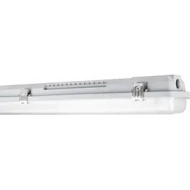 LEDVANCE Feuchtraumleuchte Kunststoff/Metall 120 cm IP65 inkl. Bewegungsmelder grau
