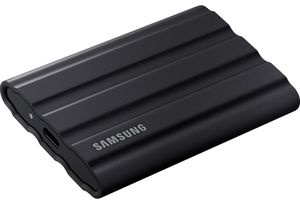 Samsung Festplatte Portable SSD T7 Shield MU-PE1T0S/EU, 1,8 Zoll, extern, USB 3.1, schwarz, 1TB SSD