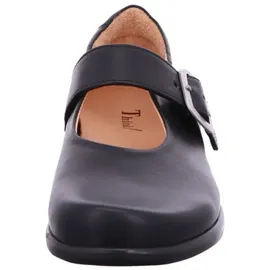 THINK! Damen PENSA chromfrei gegerbte nachhaltige Halbschuhe, SCHWARZ 0000