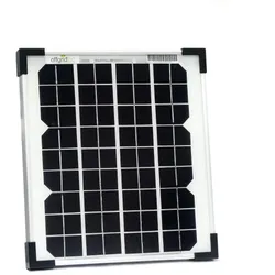 10W Solarmodul 12V monokristallin Solarpanel
