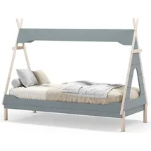 CaliCosy Etagenbett LOU 90 x 190 cm Holz lackiert Grün