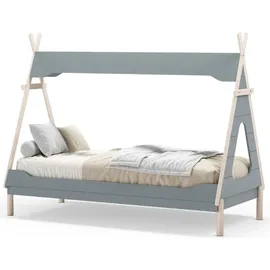 CaliCosy Etagenbett LOU 90 x 190 cm Holz lackiert Grün