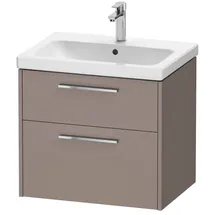 Duravit D-Code Waschtischunterschrank DC4671010430000, ,Griff Chrom, Basalt Matt, Wandhängend, Schubkästen 2, 634x555x460 mm