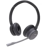 Agfeo Infinity Casque Sans fil Arceau Bureau/Centre d'appels Bluetooth Noir