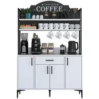Skye Decor Hochschrank 100% MELAMINE COATED E1 QUALITY CHIPBOARD, 183,6 cm x 40 cm x 120 cm weiß