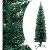 vidaXL Künstlicher Weihnachtsbaum Schlank Grün 120 cm