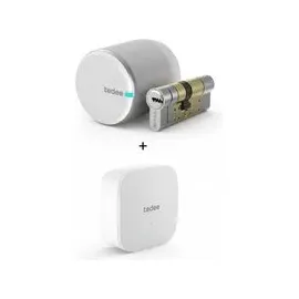 Tedee Starter Set Zylinder mit Bridge PRO Türschloss