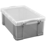 Really Useful Box Aufbewahrungsbox 9,0 l grau 39,5 x 25,5 x 15,5 cm