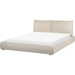 Wasserbett Stoff VINAY 160 x 200 cm Beige
