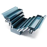 Wiltec Werkzeugkiste 7 Fächer türkis 530x200x250mm