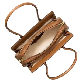 Michael Kors Laila Small Schultertasche Kunstleder Brown/White