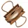 Michael Kors Laila Small Schultertasche Kunstleder Brown/White