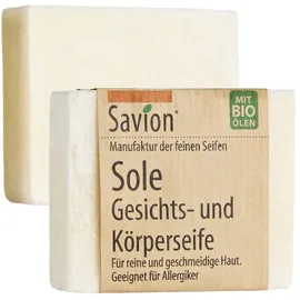 Savion Gesicht- und Körperseife - Sole 85g