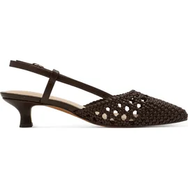 Marco Tozzi Damen Pumps weiches Feel Me Fußbett weiches Innenfutter Vegan Modisch, braun (Choco), 41 EU