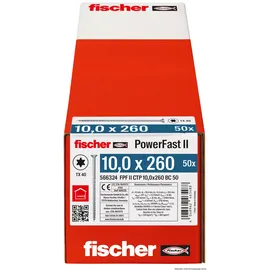 Fischer Holzbauschraube 10,0 x 260 mm 50 Stück
