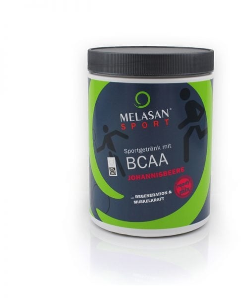 Melasan Sportgetränk mit BCAA, Himbeere/Zitrone 670g