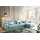 KAWOLA Ecksofa XL Lana Cord Recamiere rechts hellblau