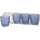 Boltze Windlicht Marilu Glas Blau