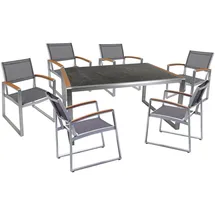 Garden Pleasure Averna Set 7-tlg. Grau