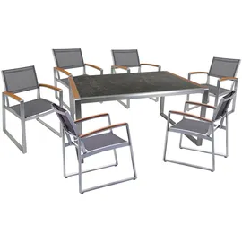 Garden Pleasure Averna Set 7-tlg. Grau