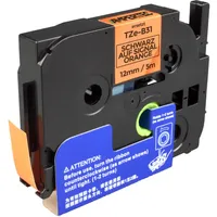 Ampertec P-Touch Band kompatibel zu TZe-B31 schwarz auf signal