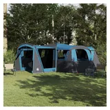 vidaXL Familienzelt 20 Personen Blau/Grau