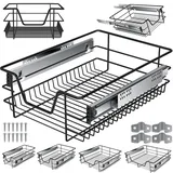 Kesser KESSER® Teleskopschublade Küchenschublade Küchenschrank Korbauszug Schrankauszug Vollauszug Schublade